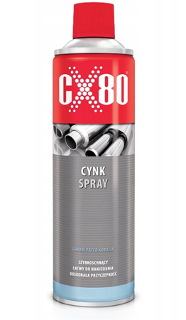 Spray cynk ochrona przed  korozją CX-80 500ml