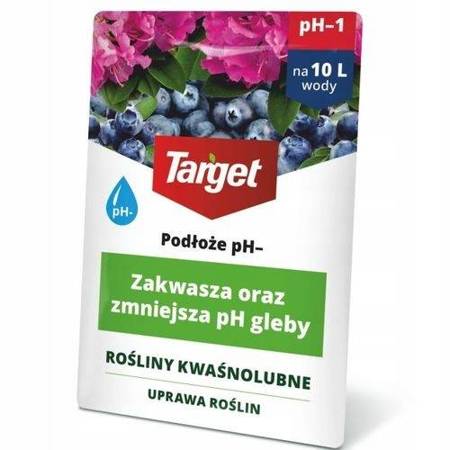 TARGET Podłoże pH- zakwasza, zmniejsza pH gleby100ml