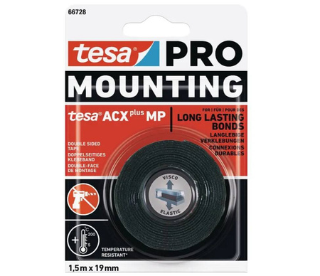 Taśma dwustronna TESA PRO Mounting ACXplus MP 1,5mx19mm odporna na temperaturę