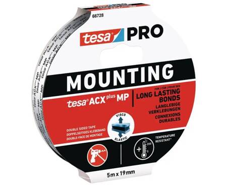 Taśma montażowa dwustronna do płytek i metali TESA PRO Mounting Ultra Strong 5mx19mm