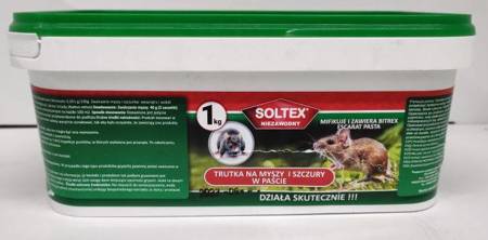Trutka na myszy i szczury w paście SOLTEX 1kg