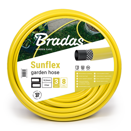 Wąż ogrodowy SUNFLEX 3/4" - 30m BRADAS WMS3/430