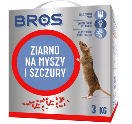 Ziarno na myszy i szczury BROS 3kg